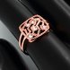 Wholesale Classic Rose Gold Geometric White Rhinestone Ring TGGPR1214 4 small