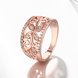 Wholesale Trendy Rose Gold Plant White CZ Ring TGGPR1254 2 small