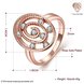Wholesale Romantic Rose Gold Oval White CZ Ring TGGPR1305 1 small