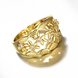 Wholesale Classic 24K Gold Plant White CZ Ring TGGPR1339 3 small