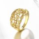Wholesale Classic 24K Gold Plant White CZ Ring TGGPR1339 4 small
