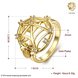 Wholesale Classic 24K Gold Insect White CZ Ring TGGPR1356 0 small