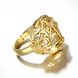 Wholesale Classic 24K Gold Insect White CZ Ring TGGPR1356 3 small