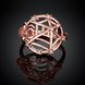 Wholesale Classic Rose Gold Insect White CZ Ring TGGPR1360 1 small