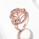 Wholesale Classic Rose Gold Insect White CZ Ring TGGPR1360 2 small