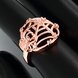Wholesale Classic Rose Gold Insect White CZ Ring TGGPR1360 4 small