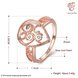 Wholesale Classic Rose Gold Water Drop White CZ Ring TGGPR1384 0 small
