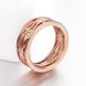 Wholesale Classic Rose Gold Round White CZ Ring TGGPR1394 0 small