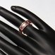 Wholesale Classic Rose Gold Round White CZ Ring TGGPR1394 3 small