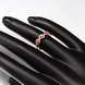 Wholesale Classic Rose Gold Plant White CZ Ring TGGPR1437 2 small