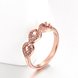 Wholesale Classic Rose Gold Plant White CZ Ring TGGPR1437 4 small