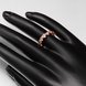Wholesale Classic Rose Gold Heart White CZ Ring TGGPR1459 2 small