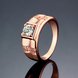 Wholesale Fashion hot sale jewelry China Casual/Sporty Rose Gold Geometric White CZ Ring TGGPR250 1 small