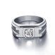 Wholesale Fashion hot sale jewelry China Casual/Sporty Platinum Geometric White CZ Ring TGGPR277 0 small