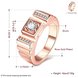 Wholesale Hot sale jewelry China Casual/Sporty rose gold Geometric White CZ Ring TGGPR290 0 small