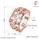 Wholesale Classic Rose Gold Heart White CZ Ring TGGPR411 0 small