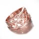 Wholesale Classic Rose Gold Heart White CZ Ring TGGPR411 1 small