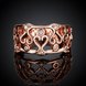 Wholesale Classic Rose Gold Heart White CZ Ring TGGPR411 3 small