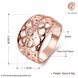 Wholesale Classic Rose Gold Geometric White CZ Ring TGGPR417 0 small