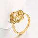 Wholesale Luxury Trendy Design 24K gold Geometric White CZ Ring  Vintage Bridal ring Engagement ring jewelry TGGPR429 4 small
