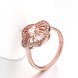 Wholesale Classic Rose Gold Plant White CZ Ring TGGPR435 3 small