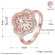 Wholesale Classic Rose Gold Plant White CZ Ring TGGPR435 4 small