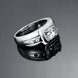 Wholesale Classic Romantic Platinum Geometric White CZ Ring for man Fashion Simple Stylish Jewelry TGGPR459 2 small