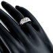 Wholesale Classic Romantic Platinum Geometric White CZ Ring for man Fashion Simple Stylish Jewelry TGGPR459 3 small