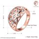 Wholesale Classic Rose Gold Round White CZ Ring TGGPR541 1 small