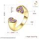 Wholesale Classic 24K Gold Round Purple CZ Ring TGGPR650 3 small