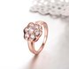 Wholesale Classic Rose Gold Plant White CZ Ring TGGPR654 1 small