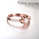 Wholesale Classic Rose Gold Plant White CZ Ring TGGPR674 1 small