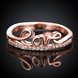 Wholesale Classic Rose Gold Letter White CZ Ring TGGPR706 3 small