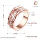 Wholesale Classic Rose Gold Geometric White CZ Ring TGGPR722 0 small