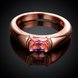 Wholesale Classic Rose Gold Round White CZ Ring TGGPR902 1 small