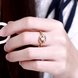 Wholesale Classic Rose Gold Heart White CZ Ring TGGPR931 4 small