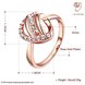 Wholesale Classic Rose Gold Heart White CZ Ring TGGPR959 0 small