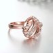 Wholesale Classic Rose Gold Heart White CZ Ring TGGPR959 3 small