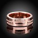 Wholesale Classic Rose Gold Geometric White CZ Ring TGGPR1001 1 small