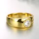 Wholesale Classic 10K Gold Round White CZ Ring TGGPR1033 3 small