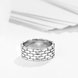 Wholesale Classic Platinum Geometric Multicolor Ring TGGPR1051 2 small