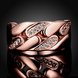 Wholesale Romantic Rose Gold Geometric White CZ Ring TGGPR1084 1 small