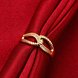 Wholesale Classic 24K Gold Feather White CZ Ring TGGPR1180 2 small