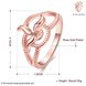 Wholesale Classic Rose Gold Plant Ring TGGPR1215 0 small