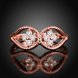 Wholesale Romantic Rose Gold Plant White CZ Ring TGGPR1236 0 small