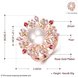 Wholesale Classic Rose Gold Plant Multicolor CZ Ring TGGPR1298 0 small