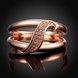 Wholesale Romantic Rose Gold Plant White CZ Ring TGGPR395 1 small