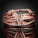 Wholesale Bohemia Rose Gold Geometric White CZ Ring TGGPR569 1 small