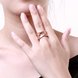 Wholesale Classic Rose Gold Round White CZ Ring TGGPR621 0 small