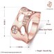 Wholesale Classic Rose Gold Round White CZ Ring TGGPR621 1 small